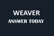 Weaver Answer