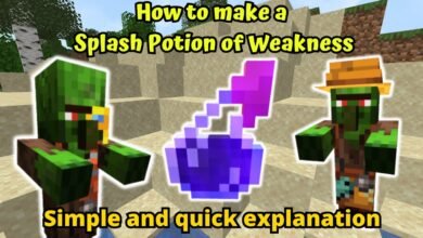 How to Make Splash Potion of Weakness