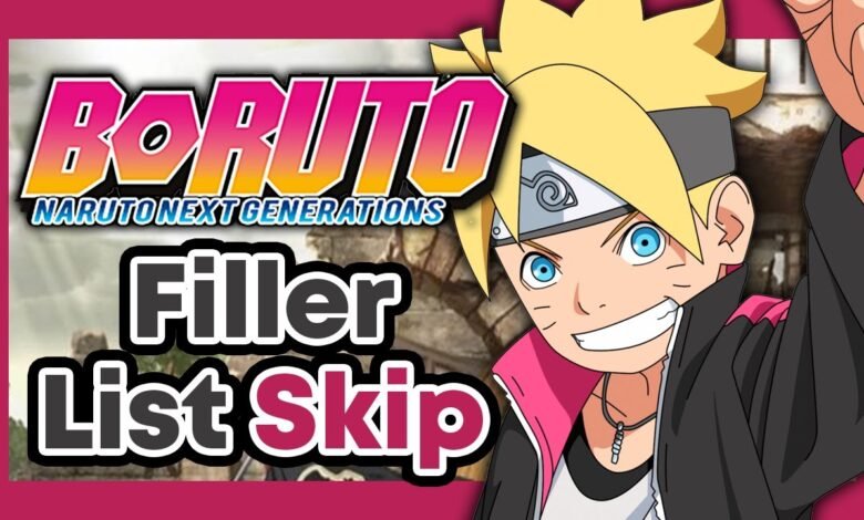 Boruto Filler List